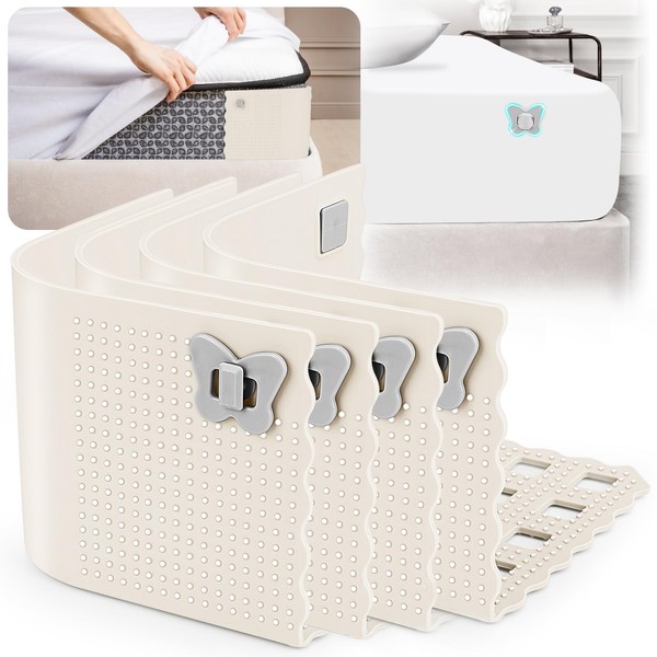 Haldane Bed Sheet Holders with Lock, Bed Sheet Straps Keep