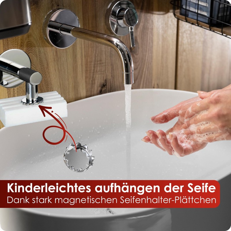 WEIDEBACH® Replacement Plates for Soap Holder with Magnet, Set of