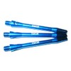 THOR-DARTS ®™ Aluminium shafts, 47 mm, medium dart aluminium shafts, 1 set = 3 pieces, blue
