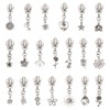 Cheriswelry 20pcs Flower Metal Zipper Pull Replacement Zippers Sliders for