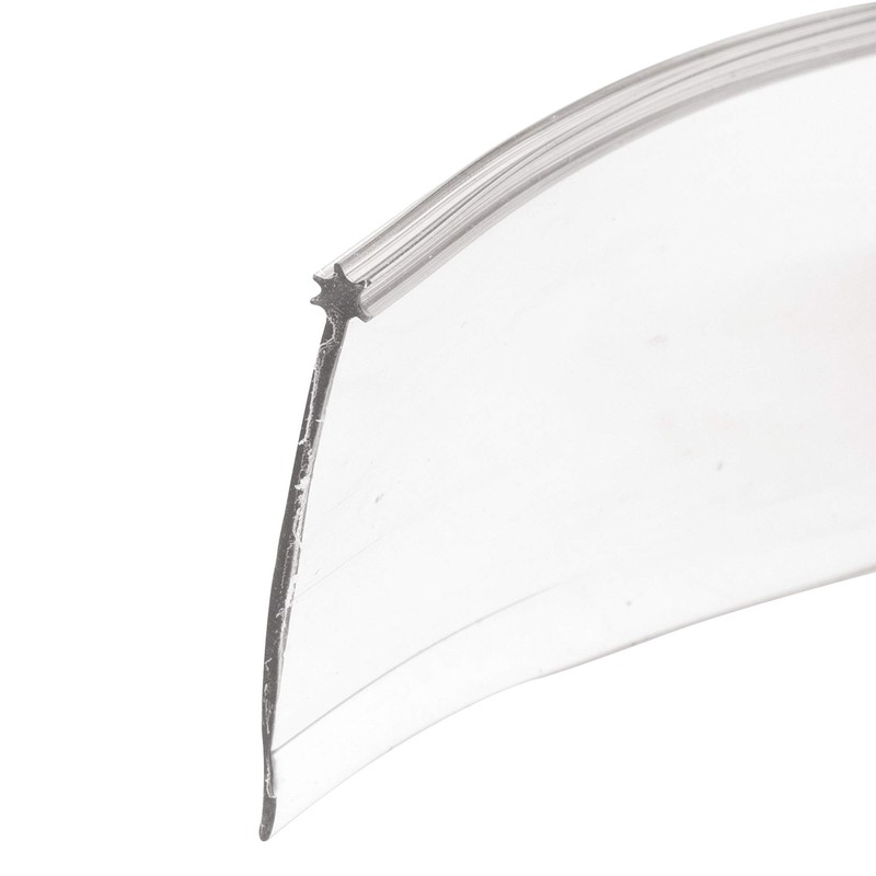 Prime-Line M 6227 Shower Door Bottom Sweep, Star Insert Shape,