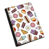Junk Food Pattern Passport Case Lid
