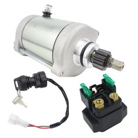 Soarider Starter & Relay & Ignition Key Switch For Yamaha Raptor 660 YFM660R SE 2005