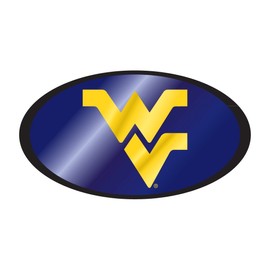 WVU WEST VIRGINIA Mountaineers Mirrored 2" Hitch Receiver Cover