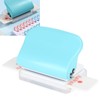 Adjustable Hole Punch Green Manual Office Home Universal A4 Paper