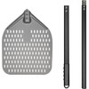 G.a HOMEFAVOR 12"x 15" Perforated Pizza Peel 47 Inch overall,