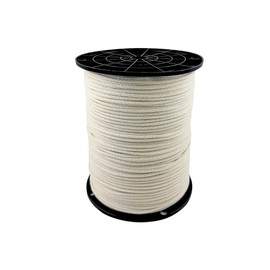 QNR 1/8" Cotton Blend Rope - 1,000 ft Spool | Polyester Reinforced - Low Stretch - Improved Knotting and Gripping
