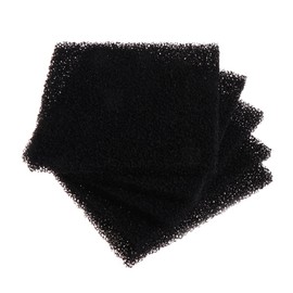Dabixx Universal Black Activated Carbon Foam Sponge Air Filter Impregnated Sheet Pad 5 Pieces