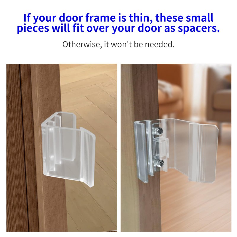 4Pack RV Sliding Mirrored Door Latch Universal Sliding Closet Door