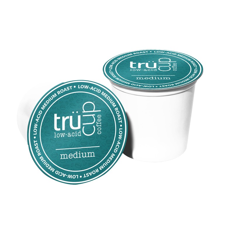 trücup Low Acid Coffee - Medium Roast - 48 Count