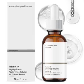 Retinol Serum, Face Serum with Retinol 1%, Anti-Ageing Serum for Smoothing the Skin, Reduces Fine Lines, Daily Face Care, 30 ml
