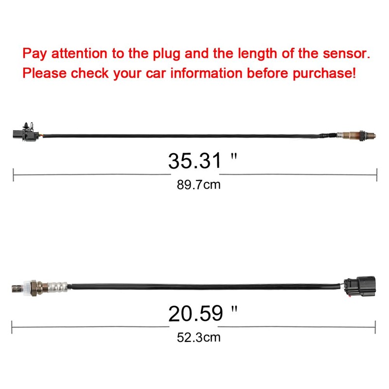 JDMON 4PCS O2 Oxygen Sensor Upstream & Downstream Replacement for