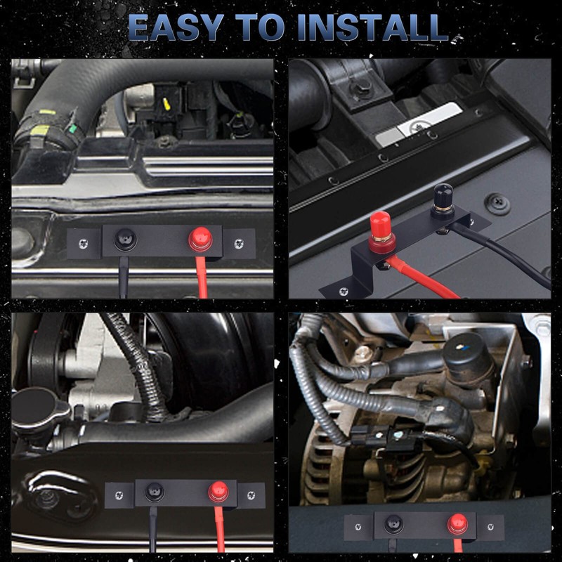 Battery Jump Post Kit with 𝟱𝟵 𝗶𝗻𝗰𝗵 Cable and Metal