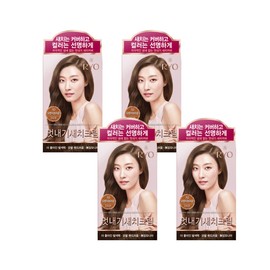 Ryo Uachae Stylish Gray Fish Cream 120g 4 Pieces Orange Brown 7O / 려 우아채 멋내기 새치크림 120g 4개 오렌지브라운7O