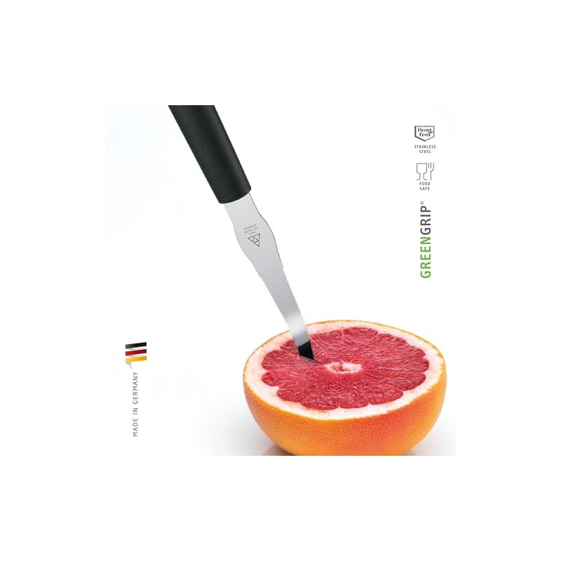 triangle Grapefruit Knife - 4” Micro-Serrated Stainless Steel Blade -