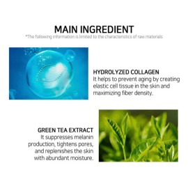 Tnico Facial Coreano Colgeno T Verde Revitalizador_5pz Mixta Danoche                                                                                  