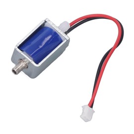 Mini Solenoid Valve, 2 Position 2 Way Normally Open DC 6V 0.24A Electric Solenoid Air Valve, Aluminum Electric Solenoid Valve Open Controller Switch for Automatic Control, 0.12In