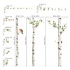 decalmile Large Birch Tree Wall Decals White Tree Forest Birds