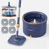 HoMettler Spin Mop and Bucket Set, Mop Bucket with Separate