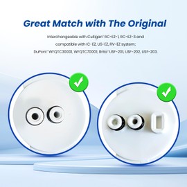 Waterspecialist RC 3 EZ-Change Advanced Water Filter Replacement, Replacement for Culligan® RC-EZ-3, IC-EZ-3, US-EZ-3, RC-EZ-1, Brita® USF-201, USF-202, DuPont® 3000 Gallons (Pack of 1)