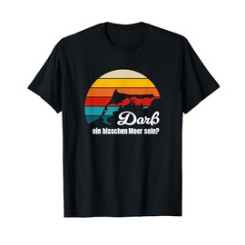 Darß ein bisschen Meer sein? Baltic Sea Fischland Zingst Sunset T-Shirt, black