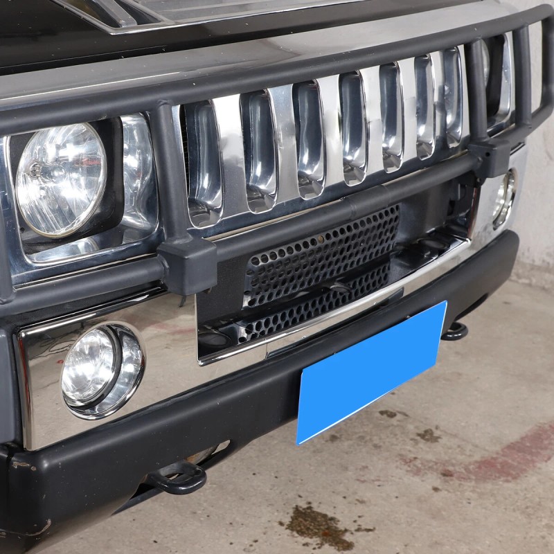 carpart2021 Chrome Silver Front Bumper Cover Lower Grille Trim Panel