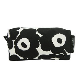 Marimekko 071294 190 MA-591 Mini Unikko Pouch White x Black