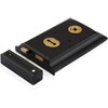 Traditional 6" x 4" Black Rim Sashlock - Surface Mounted