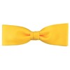 TigerTie Pre-Tied Slim Bow Tie Plain + Gift Box, Yellow