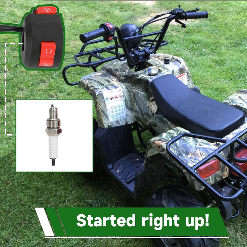 XIKOBY Starter Kill Switch 4 Wire 2 Function Compatible with