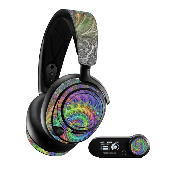 MightySkins Skin Compatible with SteelSeries Artic Nova Pro - Tripping