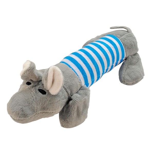 Plush Dog Toy, Cute Hippo Dog Toy, Stuffed Dog Toy,