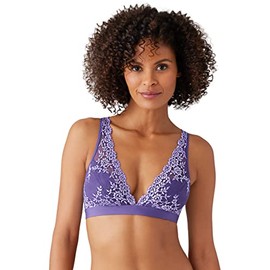 Wacoal Women's Embrace Lace Wire Free Convertible Bra, Mystical/Purple Rose, 34