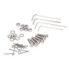 884 Pcs Screw Nut Washer Wrench Kit M2 M3 M4