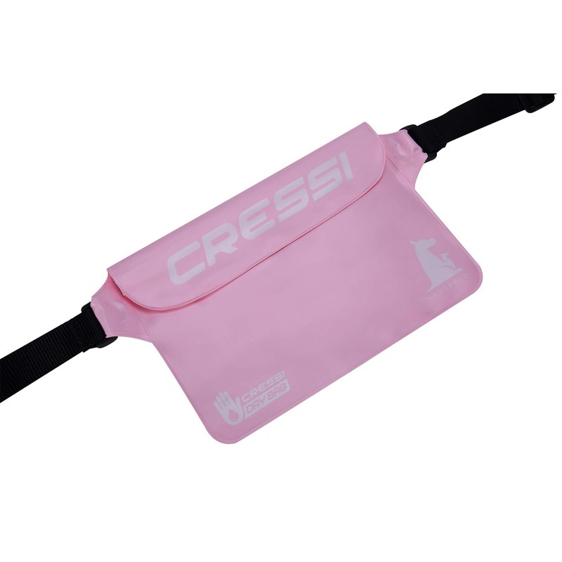 Cressi Unisex Adult Kangaroo Dry Pouch Waterproof Bag, Light Pink,