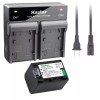 Kastar NP-FV70 Battery or Rapid Charger for Sony HDR-XR350VE PXW-Z90V