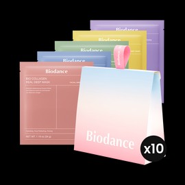 Biodance Real Deep Mask 5 types, 10 sheets, 2 pieces / 바이오던스 리얼 딥 마스크 5종 10매, 2개