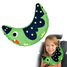 Seat Belt Pad for Children, Car Sleeping Pillow, Travel Neck Pillow, Neck Pillow, Safety Belt, Car Seat Pillow, Belt Pillow, Shoulder Protection, Machine Washable