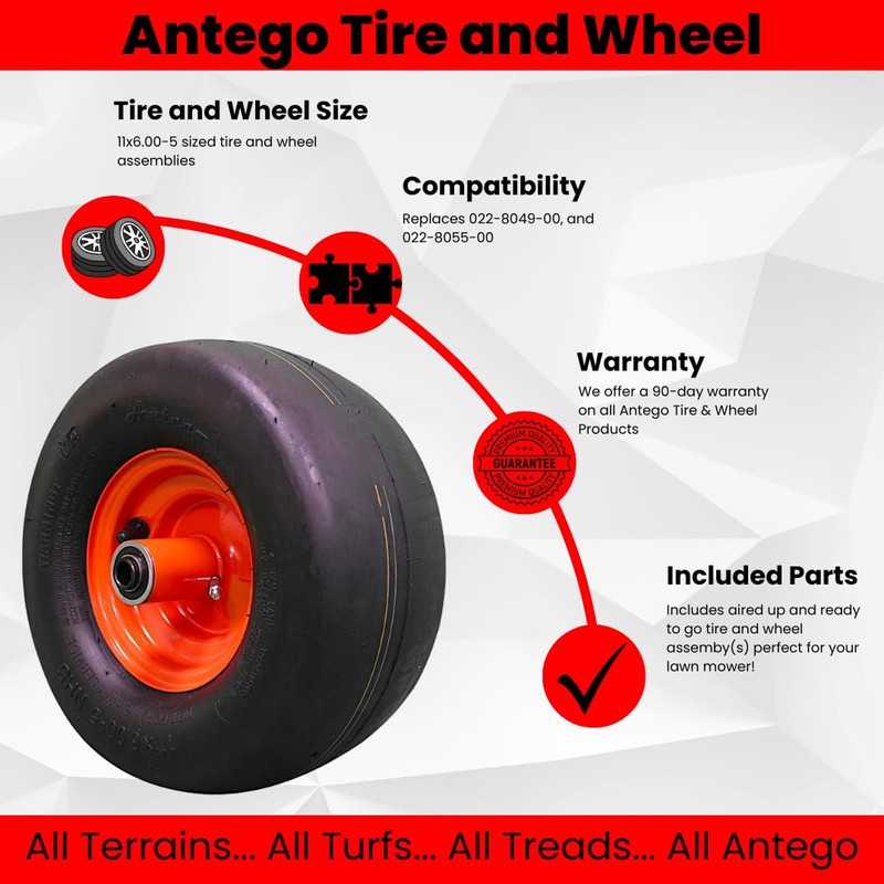 Antego Tire & Wheel - Set of Two Bad Boy
