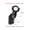 UPANBIKE Adjustable Bike Stem Riser Adapter 120 Degree 31.8mm*55mm Adjustale
