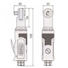 TONE AR3100 Air Ratchet Wrench, Drive Size 3/8” (0.4 inches/9.5