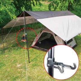 Outdoor Camping Tent Hooks, Canopy Cloth Clip Holders for Camping Gear GD12235 100ea