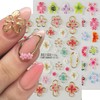 Flower Nail Stickers for Nail Art Hawaiian Flowers Nail Decals