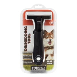 Furwear Long Hair Deshedding Tool for Medium Dog