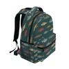 Fisyme River Fish Vintage Laptop Backpack Bag Bookbag Casual Hiking