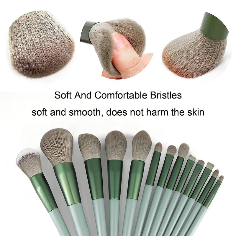 SJBAUTYO 13 Piece Makeup Brush Set, Makeup Brushes & Tools,