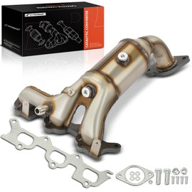 A-Premium Front Right Exhaust Manifold Catalytic Converter Kit Direct-Fit Compatible with Dodge Avenger 2008-2010 & Chrysler Sebring 2007-2010, 2.7L, EPA Compliant