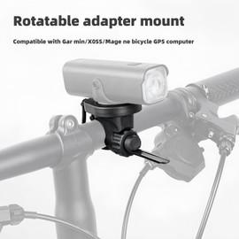 YYunying Quick Release Bike Computer GPS Mount Compatible With Gar min Multifuntion Adapter Mount for Bike Lights,Action Cameras,Smartphones