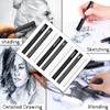 18Pcs Compressed Charcoal Square Strips Graphite Sketch Charcoal Sketch Charcoal