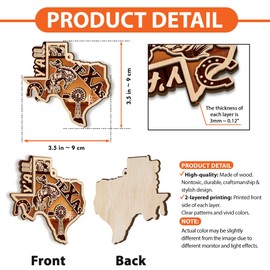 MUCHNEE Western Texas Ornament 2024, Cowboy Christmas Ornaments, Cowboy Boots & Hat Ornament, Horse Ornament, Western Gifts for Cowgirls Cowboys, Rodeo Sports Ornament, Horse Riding Gifts for Her Him